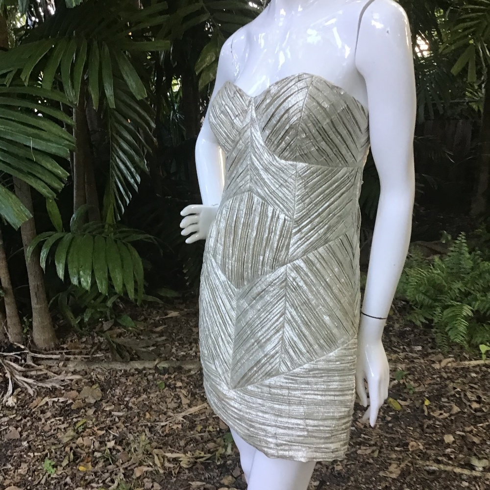 Vintage John Paul Ataker  metal like Dress